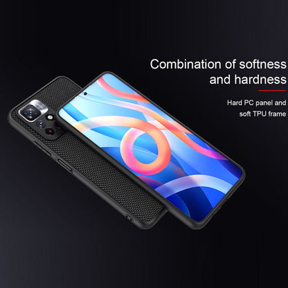 NILLKIN 3D Textured Nylon Fiber TPU Phone Case, For Xiaomi Redmi Note 11 / Poco M4 Pro 5G, For Xiaomi Mi 11T / 11T Pro, For Xiaomi Civi