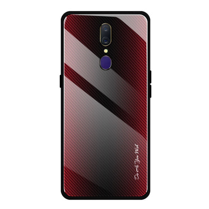 Texture Gradient Glass Protective Case, For OPPO F11 / A9, For OPPO A33, For OPPO A57 / A39, For OPPO F3