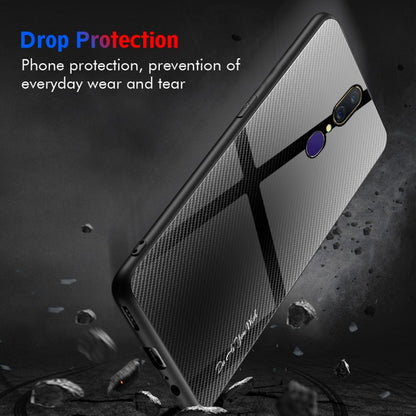Texture Gradient Glass Protective Case, For OPPO F11 / A9, For OPPO A33, For OPPO A57 / A39, For OPPO F3