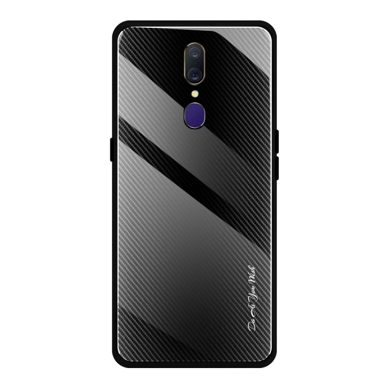 Texture Gradient Glass Protective Case, For OPPO F11 / A9, For OPPO A33, For OPPO A57 / A39, For OPPO F3