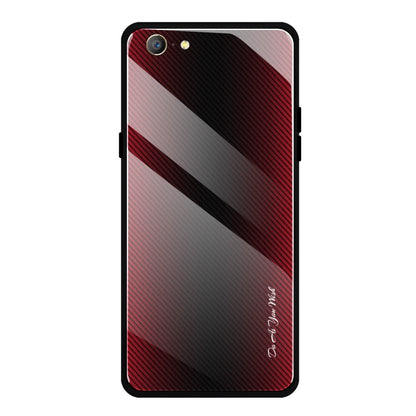 Texture Gradient Glass Protective Case, For OPPO F11 / A9, For OPPO A33, For OPPO A57 / A39, For OPPO F3