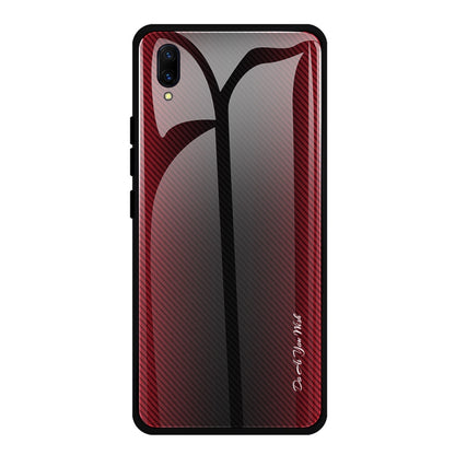 Texture Gradient Glass Protective Case, For OPPO F5, For Vivo V11, For Vivo X23, For Vivo Y83