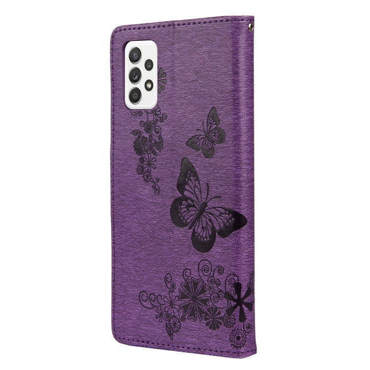 Butterfly Embossed Horizontal Flip Leather Phone Case with Card Slot & Holder, For Samsung Galaxy A33 5G, For Samsung Galaxy A53 5G, For Xiaomi Redmi Note 11 Pro