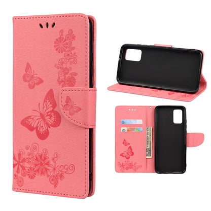 Butterfly Embossed Horizontal Flip Leather Phone Case with Card Slot & Holder, For Xiaomi Redmi Note 11 5G