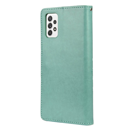Butterfly Flower Pattern Horizontal Flip Leather Phone Case with Card Slot & Holder, For Samsung Galaxy A33 5G, For Samsung Galaxy A53 5G, For Xiaomi Redmi Note 11 Pro
