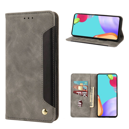 Skin Feel Splicing Leather Phone Case, For Samsung Galaxy A33 5G, For Samsung Galaxy A53 5G, For Xiaomi Redmi Note 11 Pro, For Xiaomi Redmi Note 11