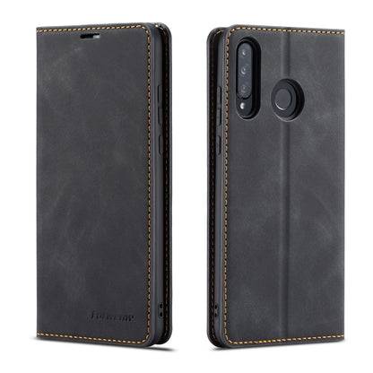 Forwenw Dream Series Oil Edge Strong Magnetism Horizontal Flip Leather Case with Holder & Card Slots & Wallet & Photo Frame, For Huawei P30, For Huawei P30 Lite, For Huawei P30 Pro, For Galaxy A10 / M10, For Galaxy A20, For Galaxy A30