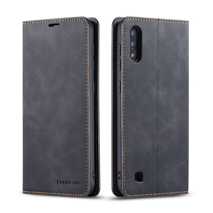 Forwenw Dream Series Oil Edge Strong Magnetism Horizontal Flip Leather Case with Holder & Card Slots & Wallet & Photo Frame, For Huawei P30, For Huawei P30 Lite, For Huawei P30 Pro, For Galaxy A10 / M10, For Galaxy A20, For Galaxy A30