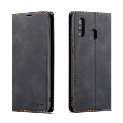 Forwenw Dream Series Oil Edge Strong Magnetism Horizontal Flip Leather Case with Holder & Card Slots & Wallet & Photo Frame, For Galaxy A40, For Galaxy A60, For Galaxy A20e, For Galaxy A50, For Galaxy A70, For Galaxy A80 / A90