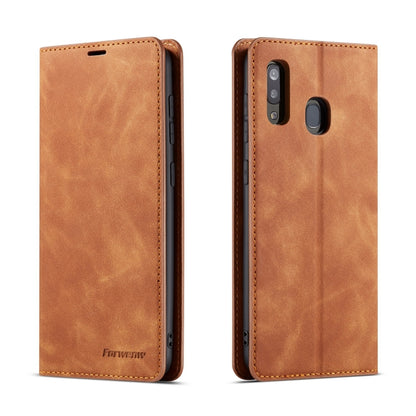 Forwenw Dream Series Oil Edge Strong Magnetism Horizontal Flip Leather Case with Holder & Card Slots & Wallet & Photo Frame, For Galaxy A40, For Galaxy A60, For Galaxy A20e, For Galaxy A50, For Galaxy A70, For Galaxy A80 / A90