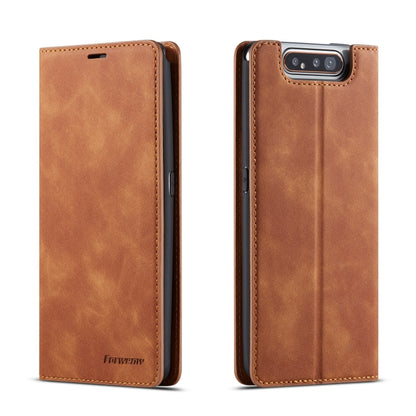 Forwenw Dream Series Oil Edge Strong Magnetism Horizontal Flip Leather Case with Holder & Card Slots & Wallet & Photo Frame, For Galaxy A40, For Galaxy A60, For Galaxy A20e, For Galaxy A50, For Galaxy A70, For Galaxy A80 / A90