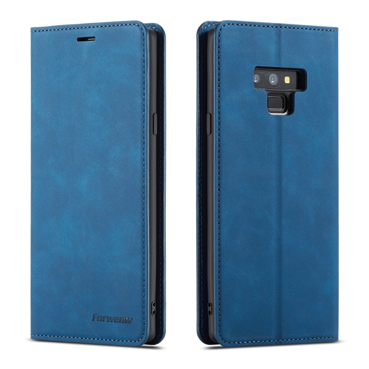 Forwenw Dream Series Oil Edge Strong Magnetism Horizontal Flip Leather Case with Holder & Card Slots & Wallet & Photo Frame, For Galaxy Note9, For Galaxy Note10, For Galaxy Note10+, For Galaxy S8, For Galaxy S8+, For Galaxy S9