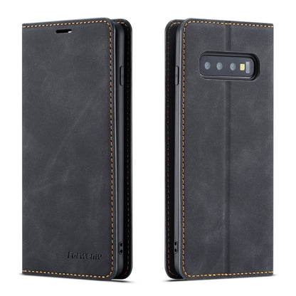 Forwenw Dream Series Oil Edge Strong Magnetism Horizontal Flip Leather Case with Holder & Card Slots & Wallet & Photo Frame, For Galaxy S9+, For Galaxy S10, For Galaxy S10+, For Galaxy S10e, For iPhone 6s / 6, For iPhone 6s Plus / 6 Plus