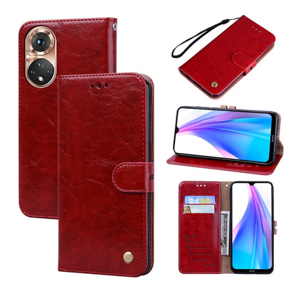 Oil Wax Texture Leather Phone Case, For Honor 50 Lite, For Honor 50, For Samsung Galaxy A13 5G, For Samsung Galaxy A22 4G, For Samsung Galaxy A22 5G, For Samsung Galaxy M52 5G