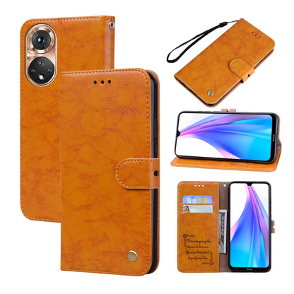 Oil Wax Texture Leather Phone Case, For Honor 50 Lite, For Honor 50, For Samsung Galaxy A13 5G, For Samsung Galaxy A22 4G, For Samsung Galaxy A22 5G, For Samsung Galaxy M52 5G