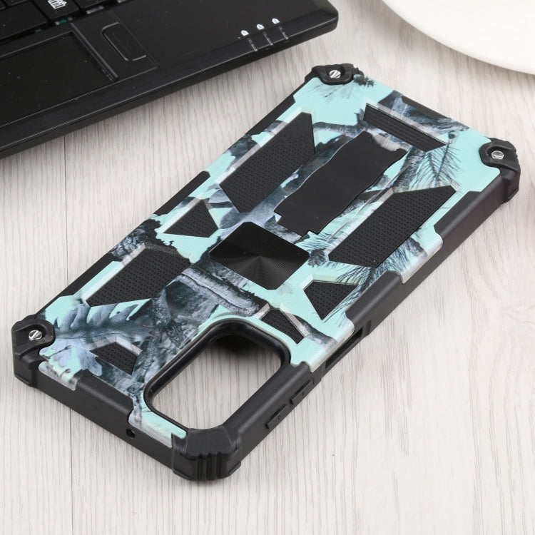 Camouflage Armor Shockproof TPU + PC Magnetic Protective Phone Case with Holder, For Samsung Galaxy A13 5G, For Xiaomi Mi 11T / 11T Pro, For Samsung Galaxy S22 5G, For Samsung Galaxy S22+ 5G