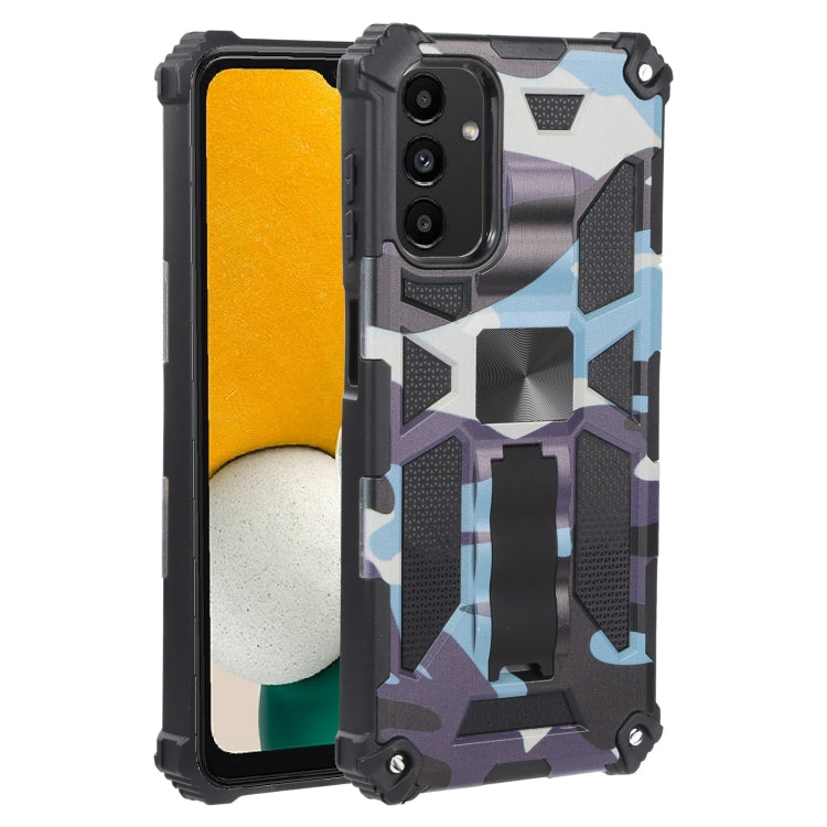 Camouflage Armor Shockproof TPU + PC Magnetic Protective Phone Case with Holder, For Samsung Galaxy A13 5G, For Xiaomi Mi 11T / 11T Pro, For Samsung Galaxy S22 5G, For Samsung Galaxy S22+ 5G
