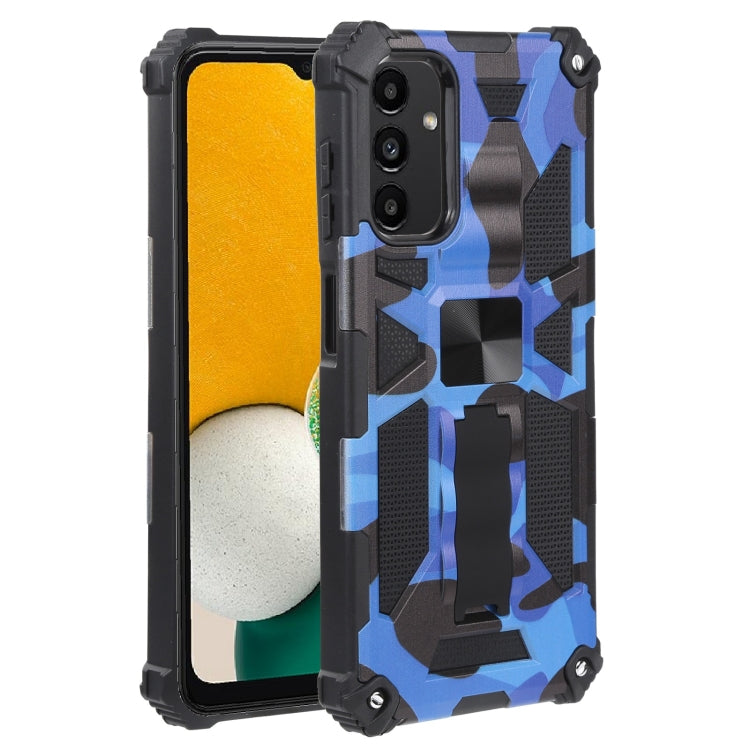 Camouflage Armor Shockproof TPU + PC Magnetic Protective Phone Case with Holder, For Samsung Galaxy A13 5G, For Xiaomi Mi 11T / 11T Pro, For Samsung Galaxy S22 5G, For Samsung Galaxy S22+ 5G