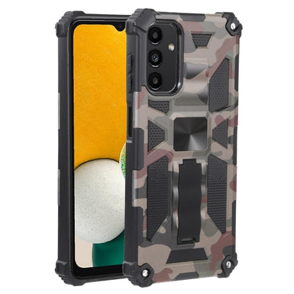 Camouflage Armor Shockproof TPU + PC Magnetic Protective Phone Case with Holder, For Samsung Galaxy A13 5G, For Xiaomi Mi 11T / 11T Pro, For Samsung Galaxy S22 5G, For Samsung Galaxy S22+ 5G