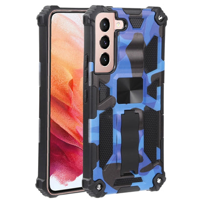 Camouflage Armor Shockproof TPU + PC Magnetic Protective Phone Case with Holder, For Samsung Galaxy A13 5G, For Xiaomi Mi 11T / 11T Pro, For Samsung Galaxy S22 5G, For Samsung Galaxy S22+ 5G