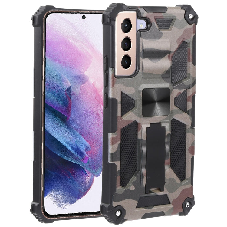 Camouflage Armor Shockproof TPU + PC Magnetic Protective Phone Case with Holder, For Samsung Galaxy A13 5G, For Xiaomi Mi 11T / 11T Pro, For Samsung Galaxy S22 5G, For Samsung Galaxy S22+ 5G