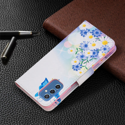 Colored Drawing Pattern Leather Phone Case, For Samsung Galaxy M52 5G