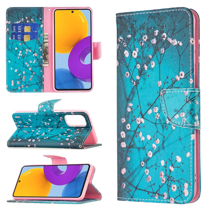 Colored Drawing Pattern Leather Phone Case, For Samsung Galaxy M52 5G