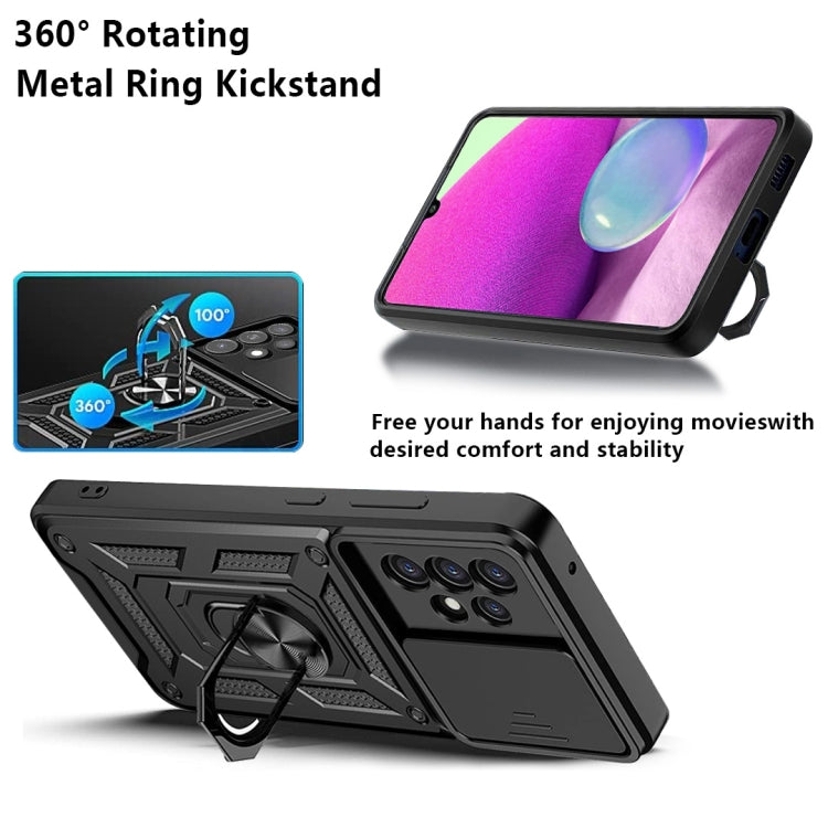 Sliding Camera Design TPU + PC Phone Case, For Samsung Galaxy A03s EU Version, For Samsung Galaxy A03s US Version, For Samsung Galaxy A33 5G, For Xiaomi Redmi Note 10 Pro 5G