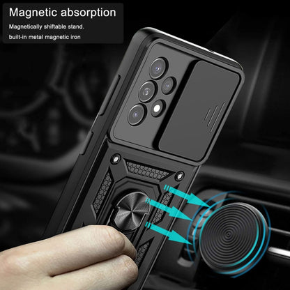 Sliding Camera Design TPU + PC Phone Case, For Samsung Galaxy A03s EU Version, For Samsung Galaxy A03s US Version, For Samsung Galaxy A33 5G, For Xiaomi Redmi Note 10 Pro 5G