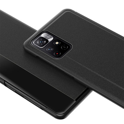 Window View Leather Phone Case, For Xiaomi Redmi Note 11 Pro, For Xiaomi Redmi Note 11, For Samsung Galaxy S22 Ultra 5G, For Samsung Galaxy S22+ 5G, For Samsung Galaxy S22 5G