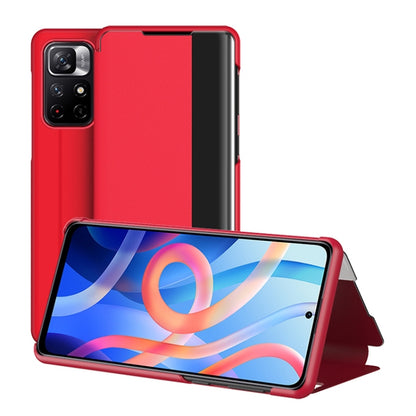 Window View Leather Phone Case, For Xiaomi Redmi Note 11 Pro, For Xiaomi Redmi Note 11, For Samsung Galaxy S22 Ultra 5G, For Samsung Galaxy S22+ 5G, For Samsung Galaxy S22 5G