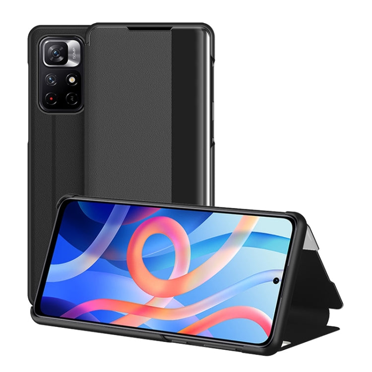 Window View Leather Phone Case, For Xiaomi Redmi Note 11 Pro, For Xiaomi Redmi Note 11, For Samsung Galaxy S22 Ultra 5G, For Samsung Galaxy S22+ 5G, For Samsung Galaxy S22 5G