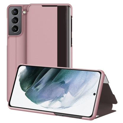 Window View Leather Phone Case, For Xiaomi Redmi Note 11 Pro, For Xiaomi Redmi Note 11, For Samsung Galaxy S22 Ultra 5G, For Samsung Galaxy S22+ 5G, For Samsung Galaxy S22 5G