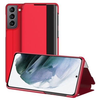 Window View Leather Phone Case, For Xiaomi Redmi Note 11 Pro, For Xiaomi Redmi Note 11, For Samsung Galaxy S22 Ultra 5G, For Samsung Galaxy S22+ 5G, For Samsung Galaxy S22 5G