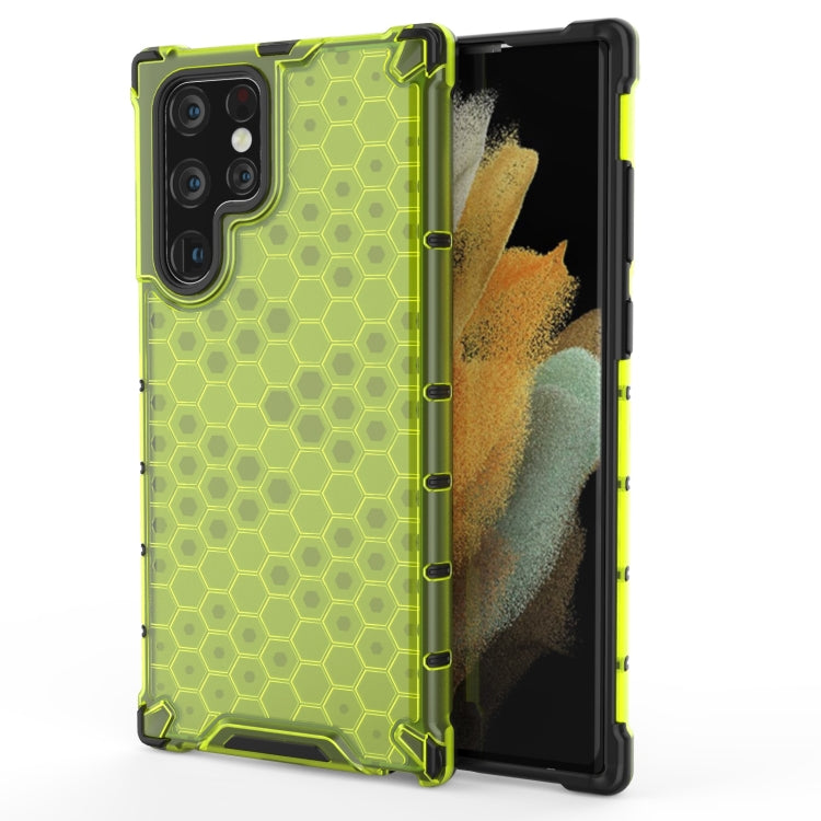 Honeycomb PC + TPU Phone Case, For Samsung Galaxy S22 5G, For Samsung Galaxy S22+ 5G, For Samsung Galaxy S22 Ultra 5G, For Honor 60
