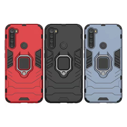 For Xiaomi Note 8T PC + TPU Shockproof Protective Case with Magnetic Ring Holder, For Xiaomi Redmi Note 8T