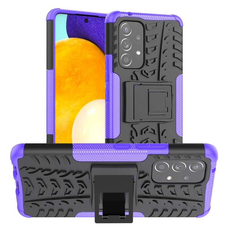 Tire Texture TPU + PC Phone Case with Holder, For OPPO Realme 8i, For Xiaomi Redmi Note 11 Pro (China), For Motorola Moto E40, For Samsung Galaxy A03 Global, For Samsung Galaxy A53 5G