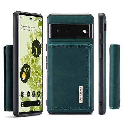 DG.MING M1 Series 3-Fold Multi Card Wallet + Magnetic Back Cover Case, For Google Pixel 5a 5G, For Google Pixel 6 Pro, For OnePlus 9RT 5G