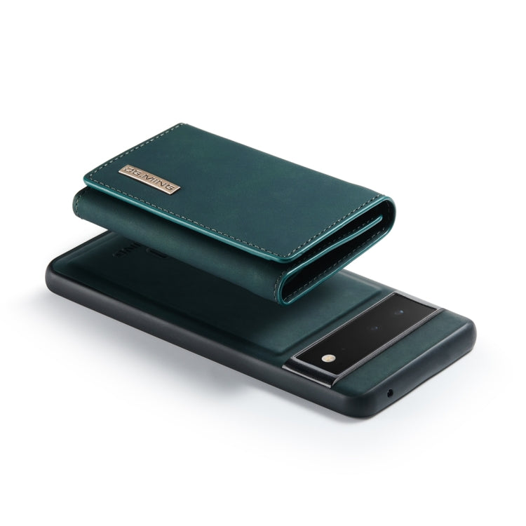 DG.MING M1 Series 3-Fold Multi Card Wallet + Magnetic Back Cover Case, For Google Pixel 5a 5G, For Google Pixel 6 Pro, For OnePlus 9RT 5G