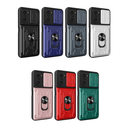 Sliding Camshield Card Phone Case, For Xiaomi Redmi K40/Poco F3/Mi 11i, For Xiaomi Mi 11 Lite, For OPPO Realme C20 / C21, For OPPO Realme C25 / C15, For OPPO Realme 8 / 8 Pro