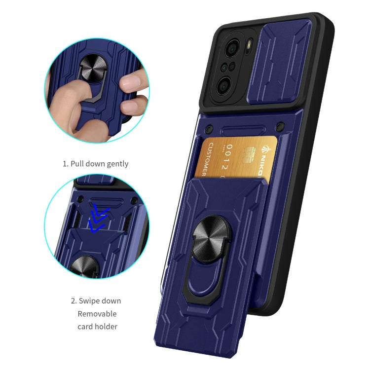 Sliding Camshield Card Phone Case, For Xiaomi Redmi K40/Poco F3/Mi 11i, For Xiaomi Mi 11 Lite, For OPPO Realme C20 / C21, For OPPO Realme C25 / C15, For OPPO Realme 8 / 8 Pro