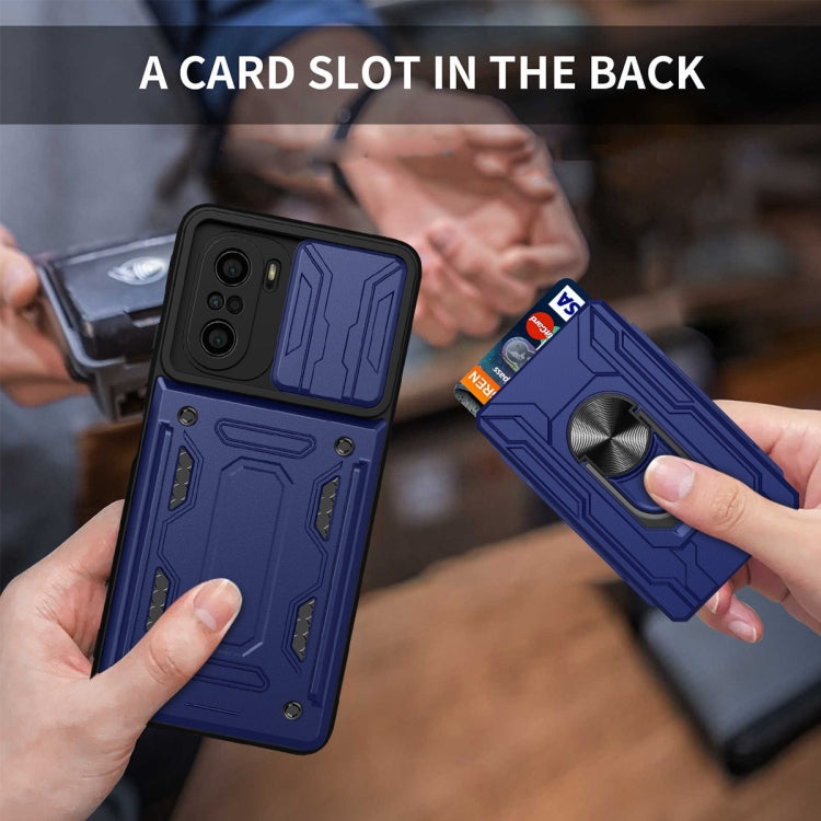 Sliding Camshield Card Phone Case, For Xiaomi Redmi K40/Poco F3/Mi 11i, For Xiaomi Mi 11 Lite, For OPPO Realme C20 / C21, For OPPO Realme C25 / C15, For OPPO Realme 8 / 8 Pro