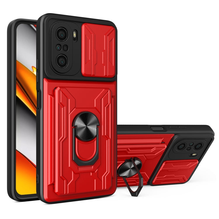 Sliding Camshield Card Phone Case, For Xiaomi Redmi K40/Poco F3/Mi 11i, For Xiaomi Mi 11 Lite, For OPPO Realme C20 / C21, For OPPO Realme C25 / C15, For OPPO Realme 8 / 8 Pro