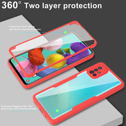 Acrylic + TPU 360 Degrees Full Coverage Shockproof Phone Case, For Samsung Galaxy A51 4G, For Samsung Galaxy A52 5G / 4G, For Samsung Galaxy A71 4G, For Xiaomi Redmi Note 10 / Note 10s