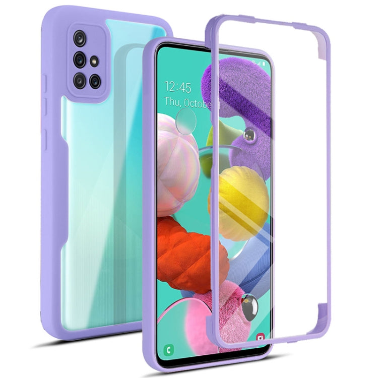 Acrylic + TPU 360 Degrees Full Coverage Shockproof Phone Case, For Samsung Galaxy A51 4G, For Samsung Galaxy A52 5G / 4G, For Samsung Galaxy A71 4G, For Xiaomi Redmi Note 10 / Note 10s