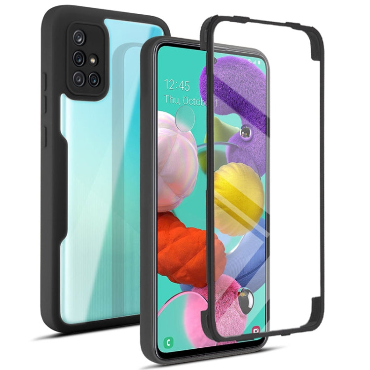 Acrylic + TPU 360 Degrees Full Coverage Shockproof Phone Case, For Samsung Galaxy A51 4G, For Samsung Galaxy A52 5G / 4G, For Samsung Galaxy A71 4G, For Xiaomi Redmi Note 10 / Note 10s