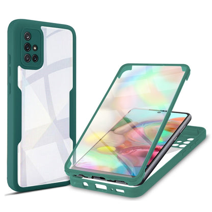 Acrylic + TPU 360 Degrees Full Coverage Shockproof Phone Case, For Samsung Galaxy A51 4G, For Samsung Galaxy A52 5G / 4G, For Samsung Galaxy A71 4G, For Xiaomi Redmi Note 10 / Note 10s