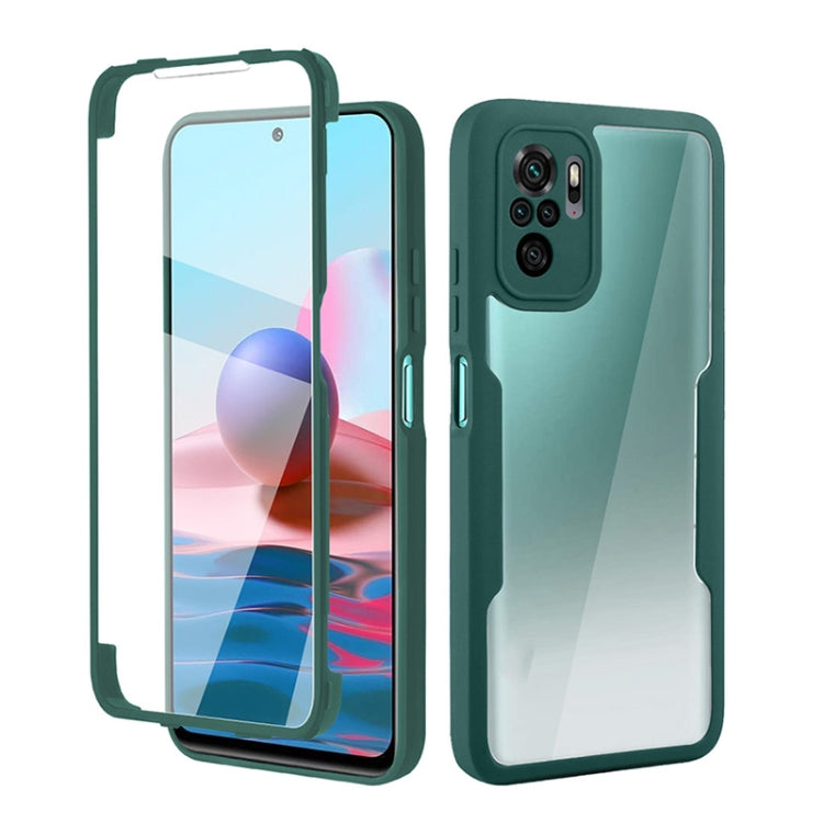 Acrylic + TPU 360 Degrees Full Coverage Shockproof Phone Case, For Samsung Galaxy A51 4G, For Samsung Galaxy A52 5G / 4G, For Samsung Galaxy A71 4G, For Xiaomi Redmi Note 10 / Note 10s