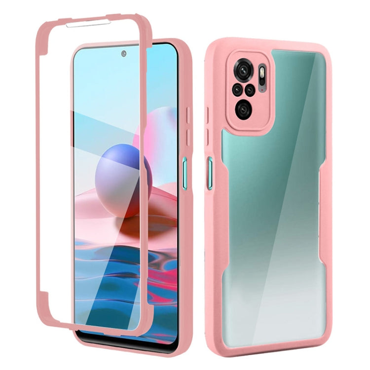 Acrylic + TPU 360 Degrees Full Coverage Shockproof Phone Case, For Samsung Galaxy A51 4G, For Samsung Galaxy A52 5G / 4G, For Samsung Galaxy A71 4G, For Xiaomi Redmi Note 10 / Note 10s