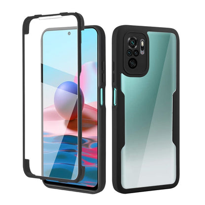 Acrylic + TPU 360 Degrees Full Coverage Shockproof Phone Case, For Samsung Galaxy A51 4G, For Samsung Galaxy A52 5G / 4G, For Samsung Galaxy A71 4G, For Xiaomi Redmi Note 10 / Note 10s
